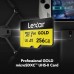 Lexar® 256GB Professional GOLD microSDXC™ UHS-II Card